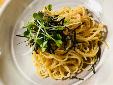 意外と簡単　我が家の明太子パスタ♫